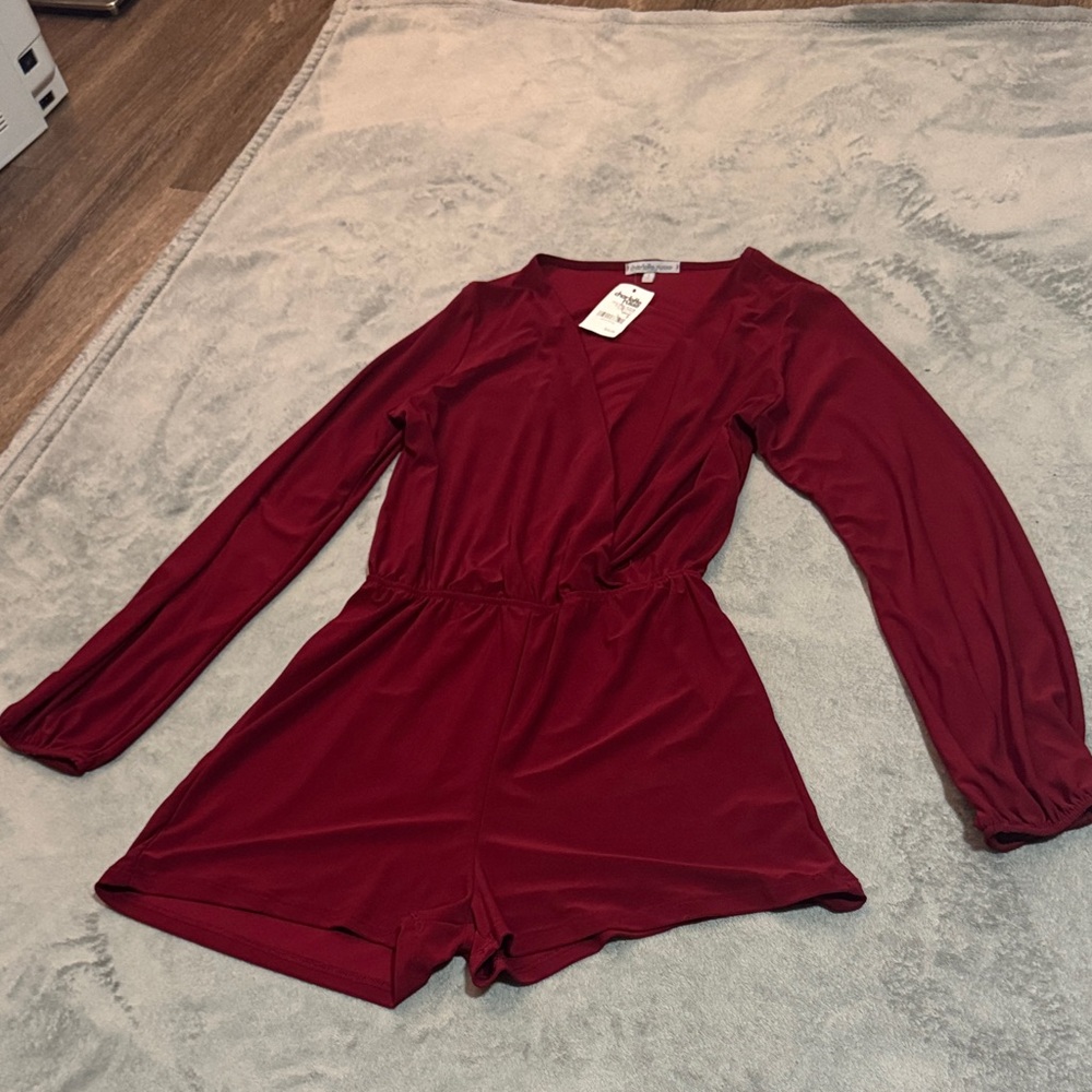 Charlotte Russe Kids Maroon One Piece
